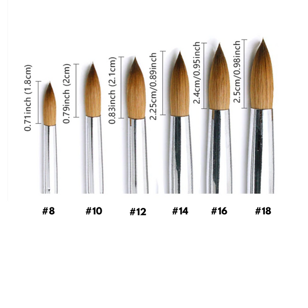 Brochas Pinceles Acrilico Buenos Brocha Pincel Para Uñas