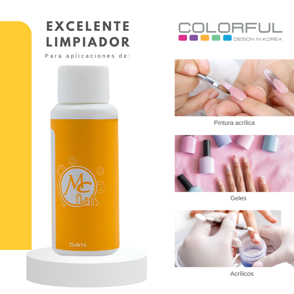 Colorful Limpia Pincel + Acondicionador 54ml Sunlight