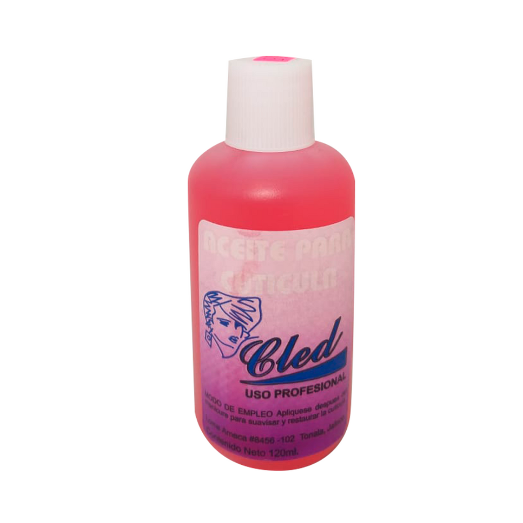 Aceite de cutícula CLED para uñas acrílicas y naturales 120 ml