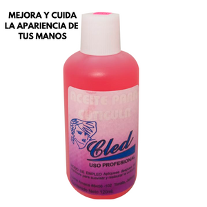 Aceite de Cutícula Cled para Uñas Acrílicas y Naturales 120 ml