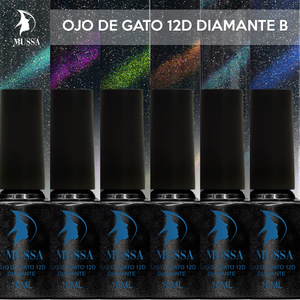 Gelish Lé Mussa Gama B Ojo de Gato Diamante 12D c/6pz