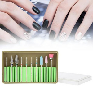 Puntas Para Pulidora De Uñas de Tungseno Kit 10 Piezas BH05