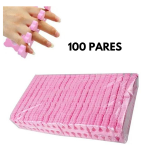 Separador de Dedos Paquete con 100 Pares Color a Escoger