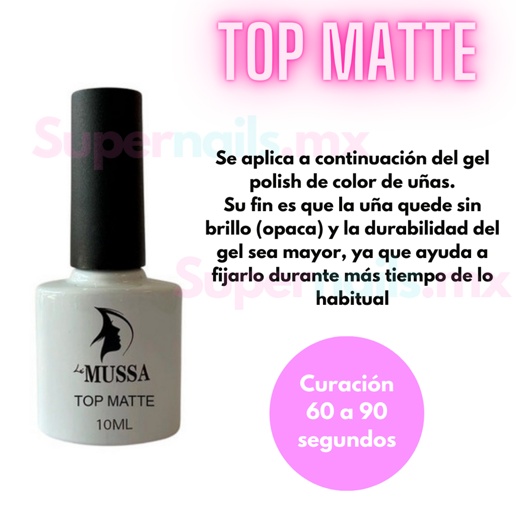 Top Matte Lé Mussa 10 Ml