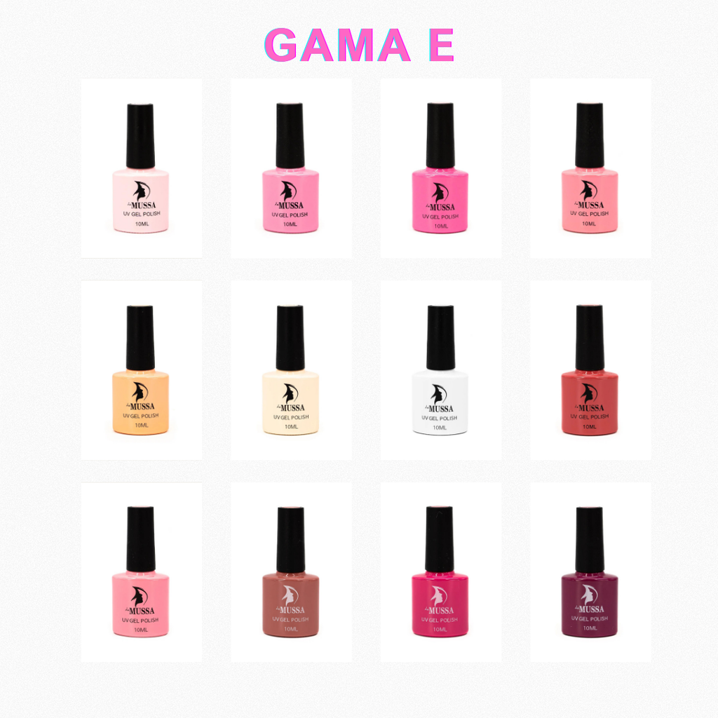 Gelish Lé Mussa - Gama E           (12 pzs)