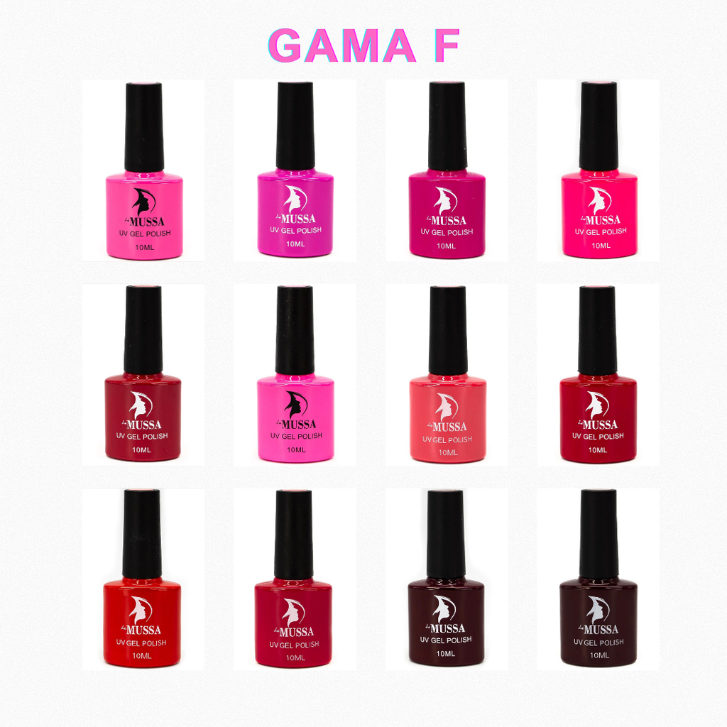 Gelish Lé Mussa - Gama F           (12 pzs)