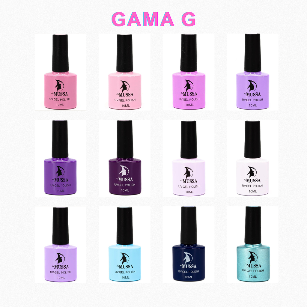 Gelish Lé Mussa - Gama G           (12 pzs)