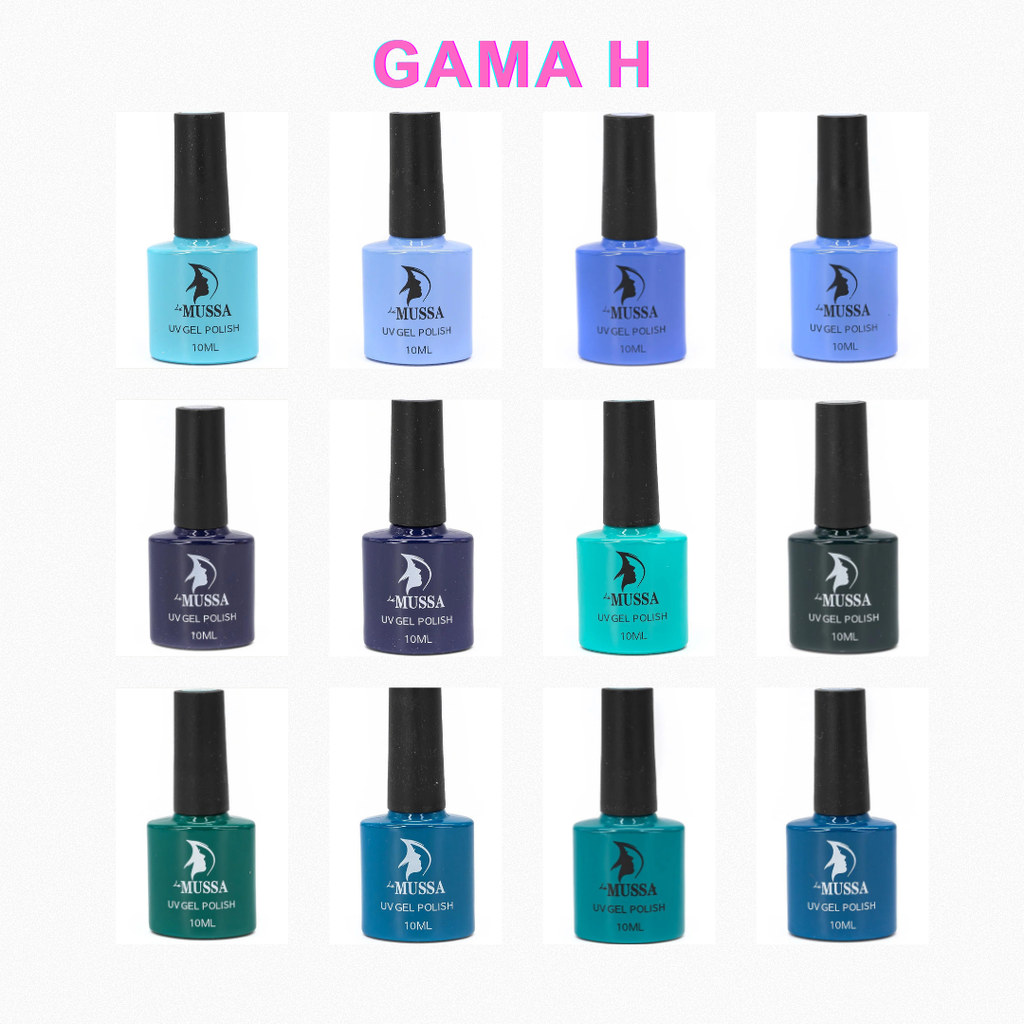 Gelish Lé Mussa - Gama H           (12 pzs)