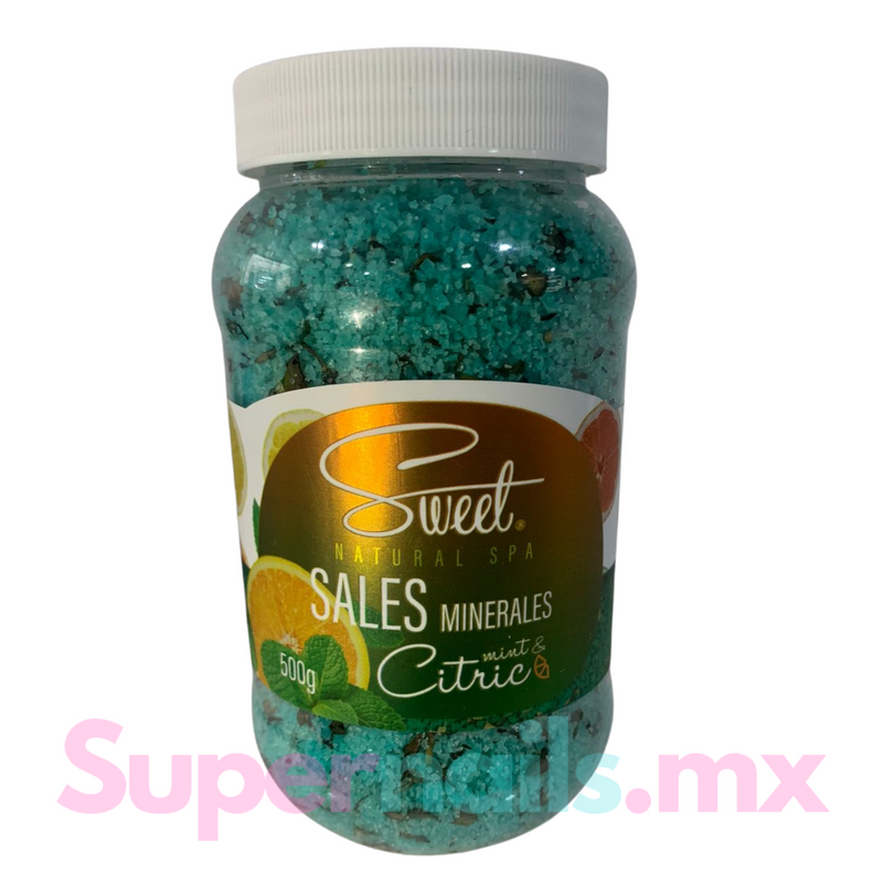 Sales Minerales Sweet Natural Mint and Citric c/ 500 gr