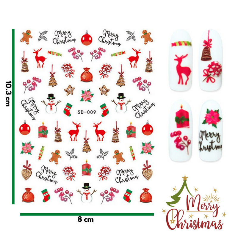 Sticker Pop Finger Navideño (003 Y 009)