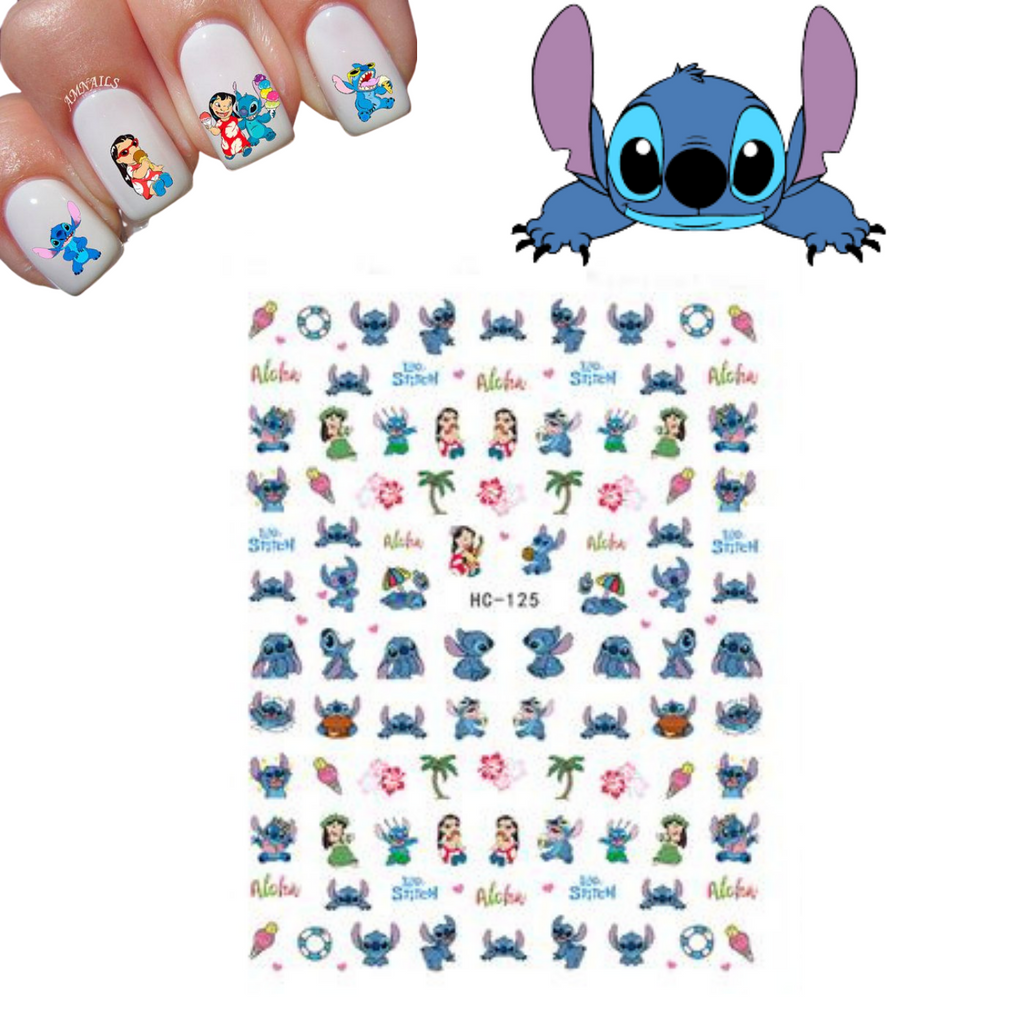 Sticker Lilo y Stich 1 Pieza