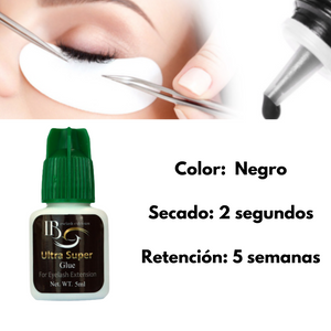 Adhesivo IB tapa verde 5 ML para extensiones de pestañas