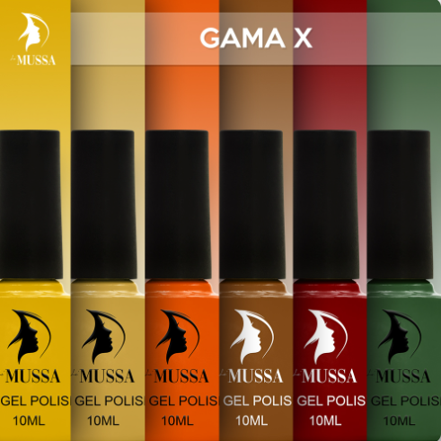 Gelish marca Lé MUSSA Gama X c/6pz