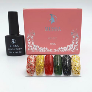 Esmalte Gel para Uñas Lé Mussa Gama Magia Navideña c/6pz