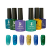 Esmalte Gel Lé Mussa Gama Mermaid con 6 piezas 10 ml l c/u