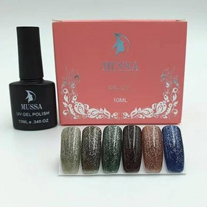 Esmalte Gel para Uñas Lé Mussa Gama Midnight c/6pz