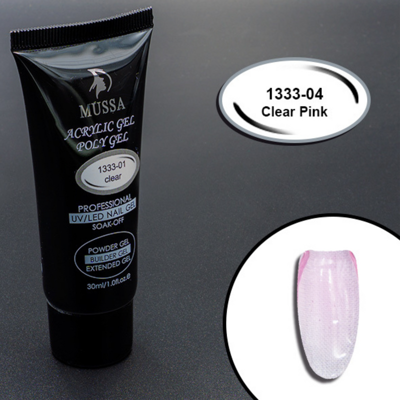 Polygel Le Mussa 30 Ml Tono 04 Clear Pink