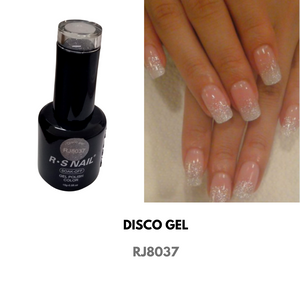 Esmalte Disco Gel RS NAIL  (Fotosensible y/o Reflectivo) escoge tu favorito