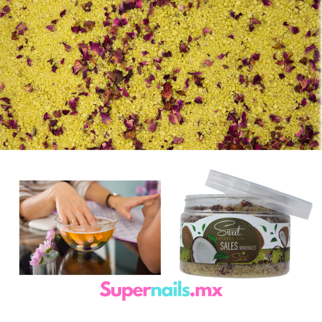 Sales minerales pedicure & manicure Sweet Natural Coconut Sun c/300gr