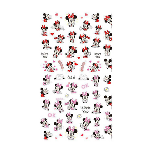 Sticker Para Uñas Minnie Mouse 046