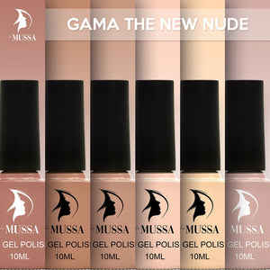 Gelish marca Lé MUSSA Gama THE NEW NUDE c/6pz