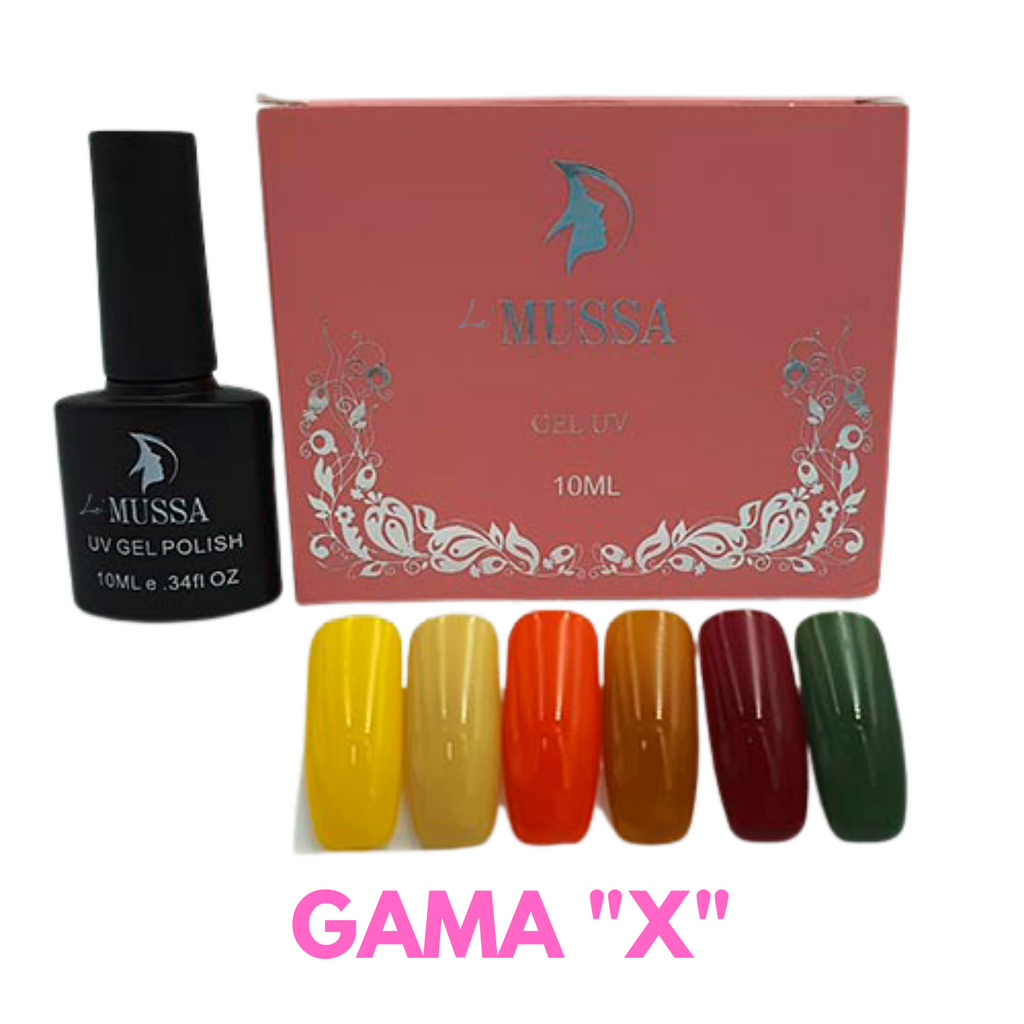 Gelish marca Lé MUSSA Gama X c/6pz