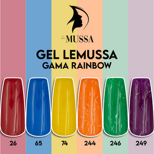 Gelish Lé Mussa Gama Rainbow c/6pz